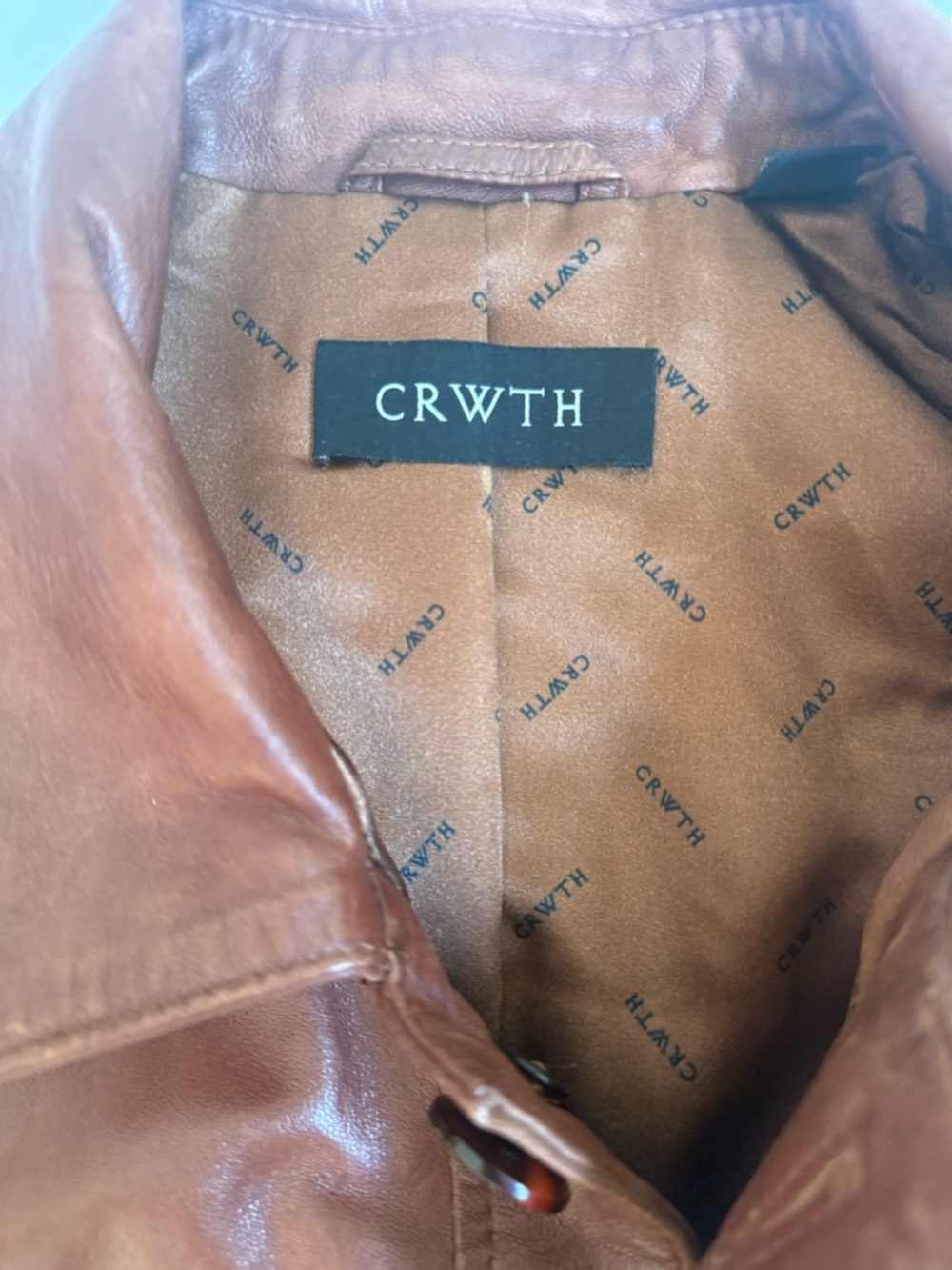Men's CRWTH "Munro" leather jacket is from the brand's Fall/Winter 2019 Size M - Picture 3 of 11